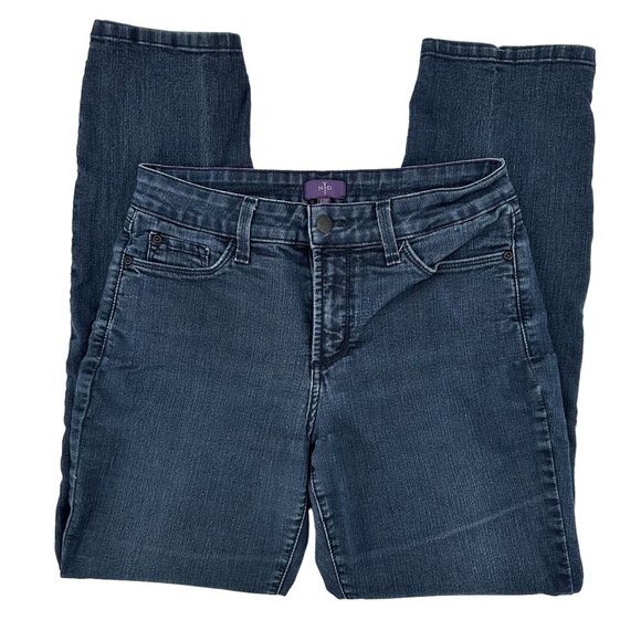 NYDJ Womens Blue Lift & Tuck Technology  Skinny Jeans Size 6 - Picture 4 of 10